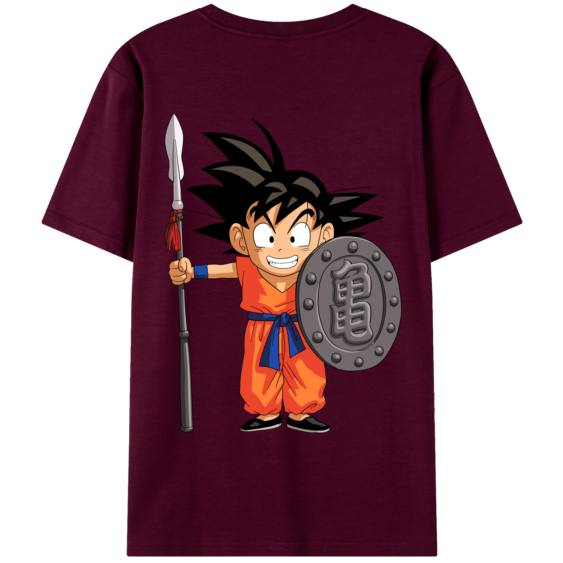 （画像用） ドラゴンボール 孫悟空（そん ごくう）Son Goku カカロット DRAGON BALL Kakarotto レディース半袖Tシャツ(バックプリント)